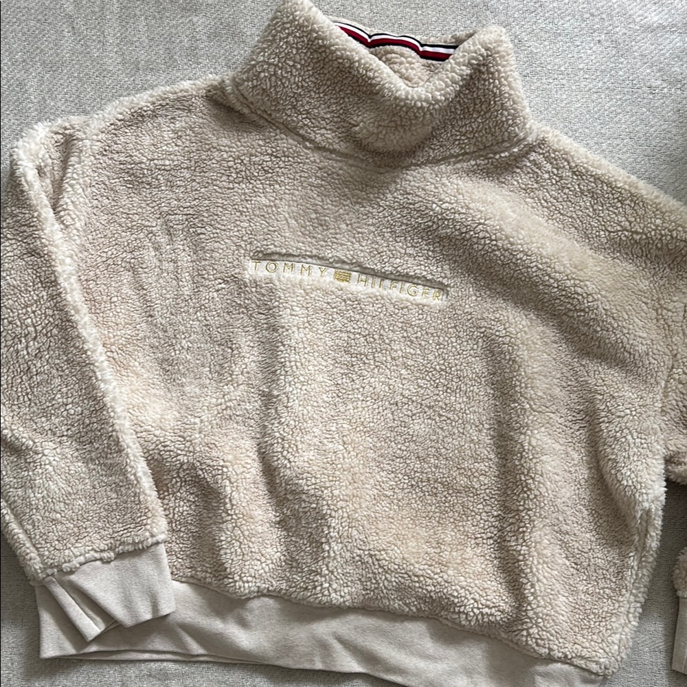 Tommy Hilfiger Sherpa Cowl Neck Sweater